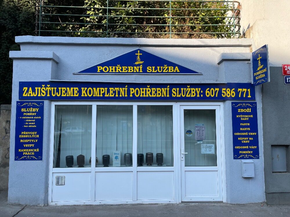 Pohřební služba - provozovna Smíchov Pohřební služba - provozovna Smíchov